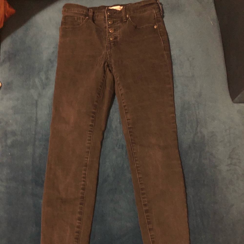 High wasted skinny light black jeans
